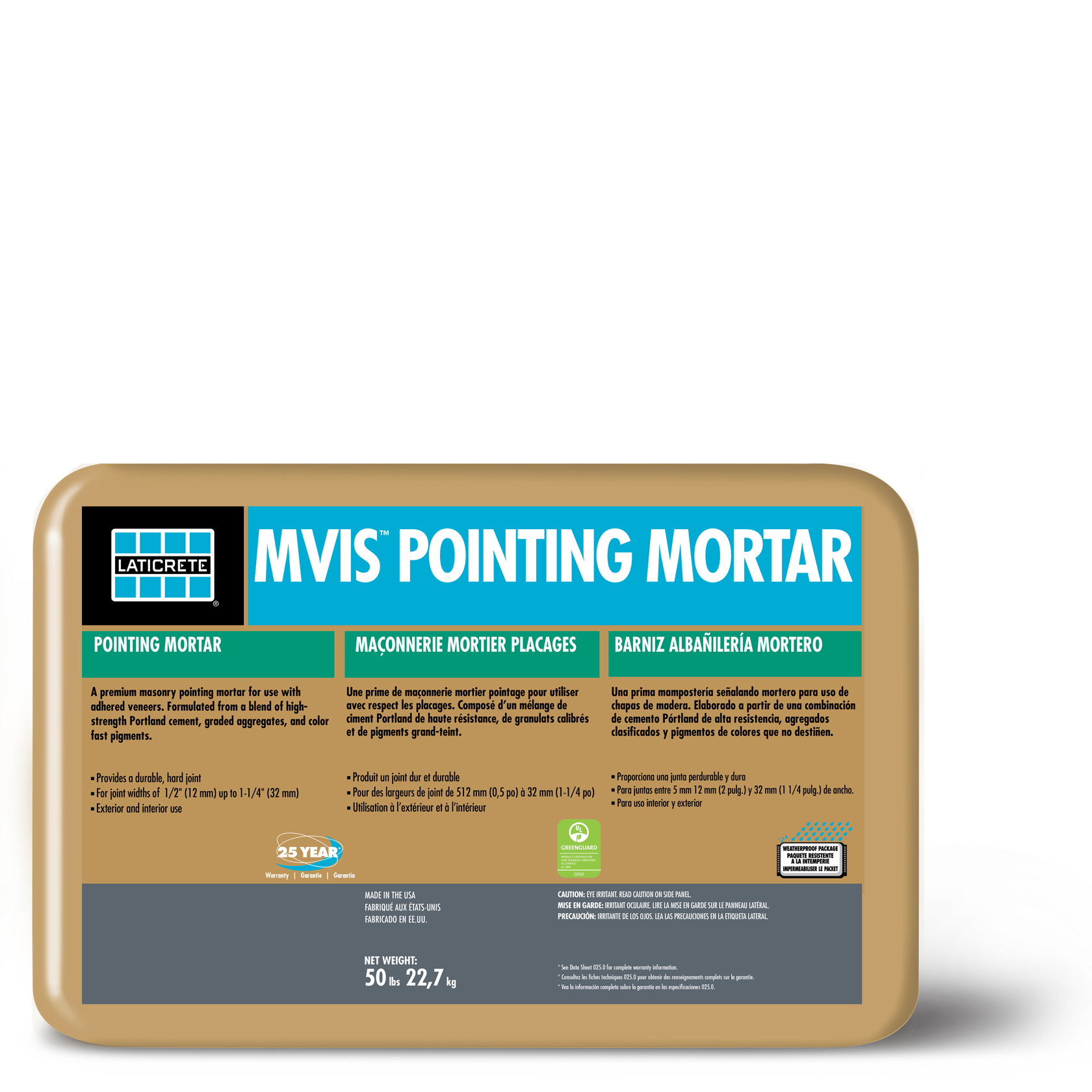 MVIS™ Pointing Mortar